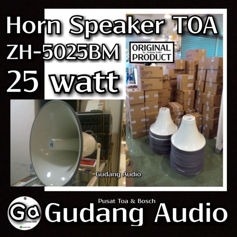 Jual Horn Speaker Corong Masjid Toa ZH 5025BM Matching 25 Watt Shopee