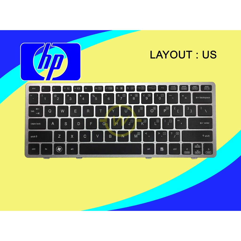 Jual Keyboard Laptop HP EliteBook 2560 2570 2560P 2570P Series Frame