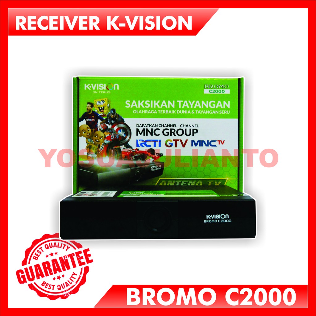 Jual RECEIVER K VISION BROMO C2000 HYBRID C BAND DAN KU BAND Shopee