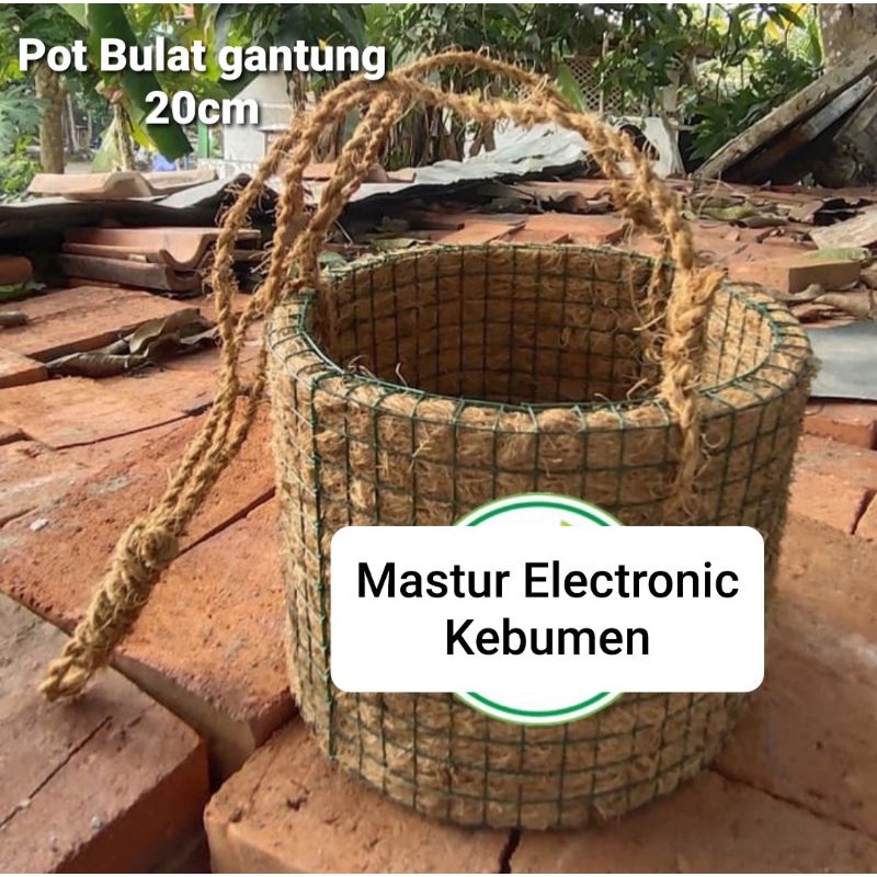 Jual Pot Bunga Anggrek Pot Sabut Kelapa Bulat Gantung Cm Cm