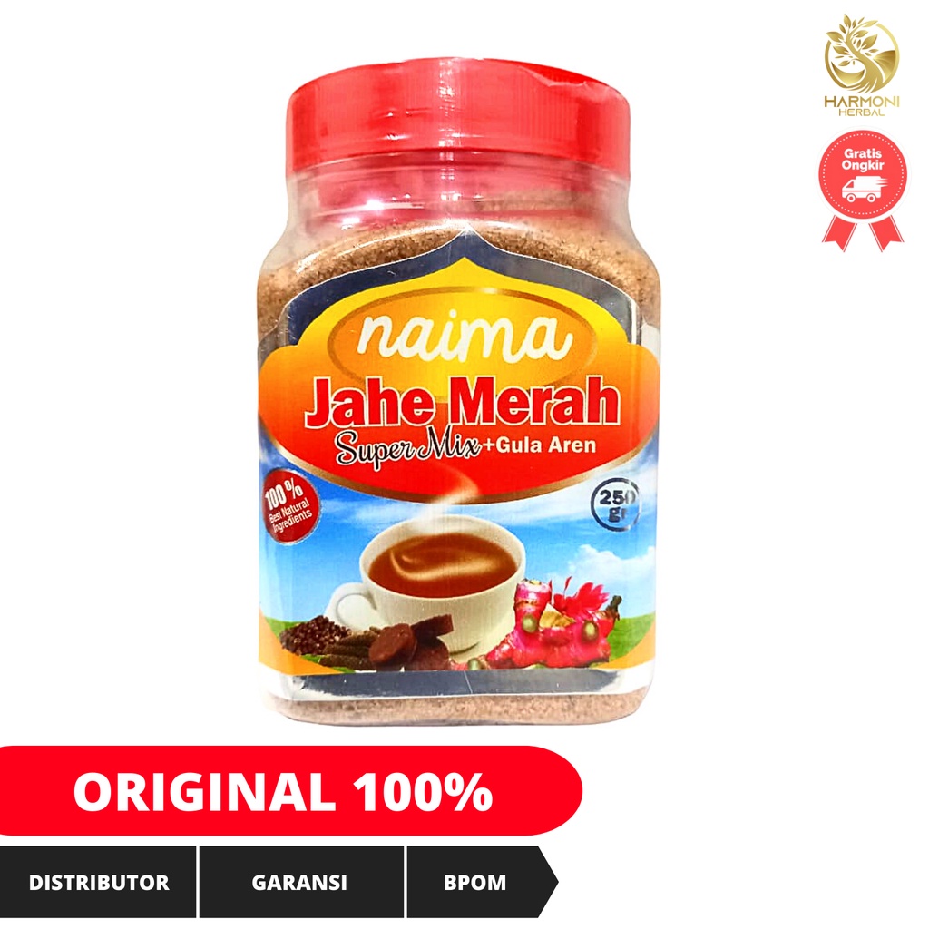 Jual Jahe Merah Super Mix Gula Aren Naima Asli Original Gr