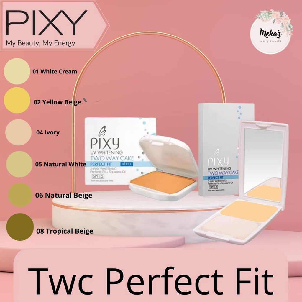 Jual PIXY UV Whitening Two Way Cake Perfect Fit 9gr Reffil Two Way