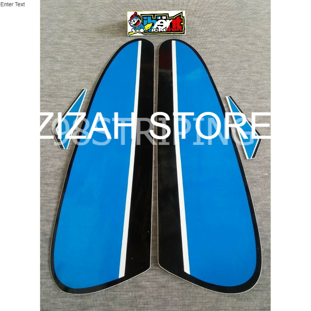 Jual STIKER STRIPING LIS STANDAR ORI HONDA CB100 CB 100 BIRU GLATIK