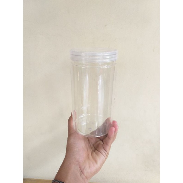 Jual Toples Tabung Polos 300 500 600 900 Toples Jar Toples Plastik