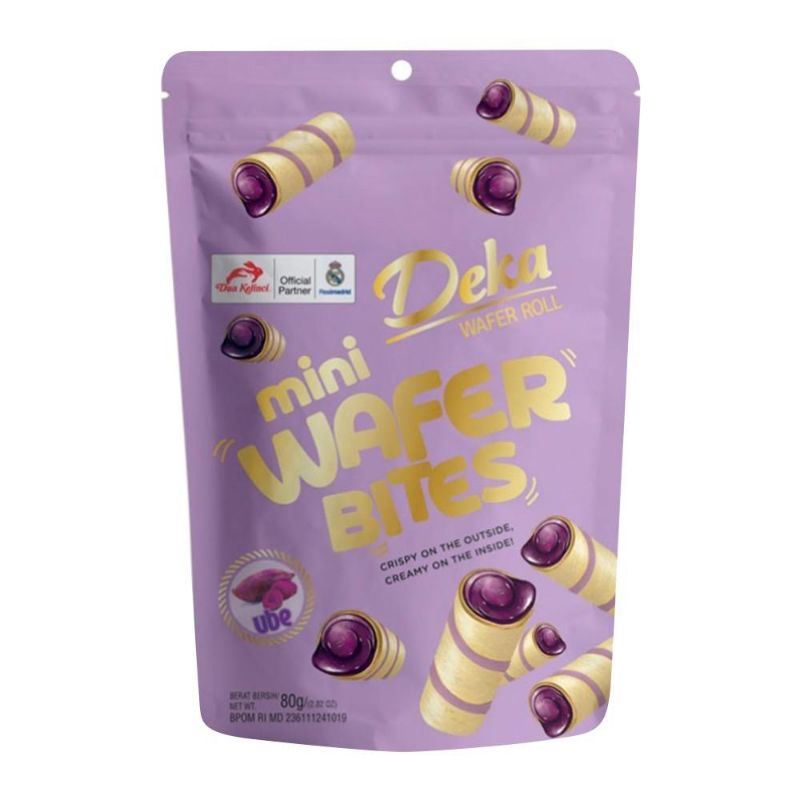 Jual Deka Mini Wafer Bites Ube G Shopee Indonesia