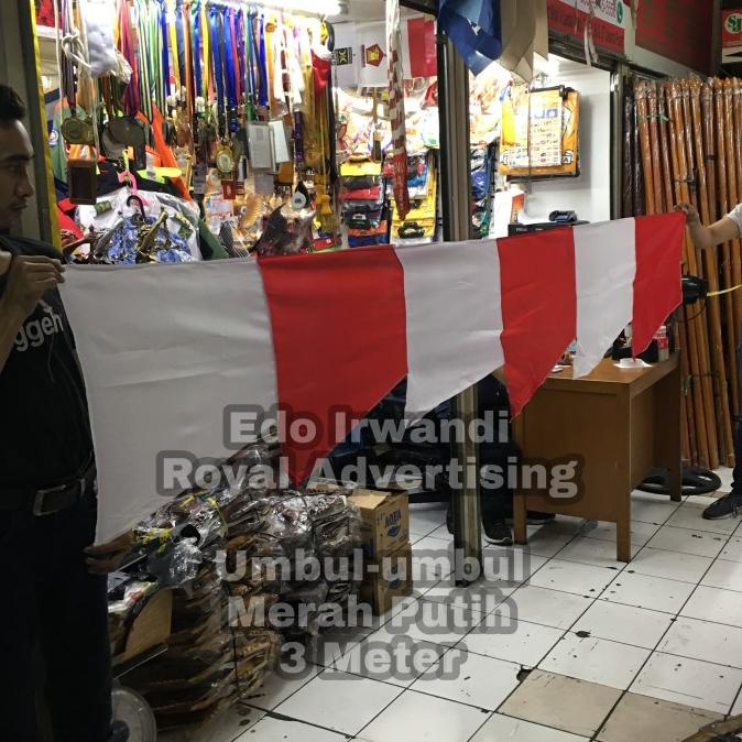 Jual Bendera Umbul Umbul Merah Putih Dan Warna Warni Ukuran 3