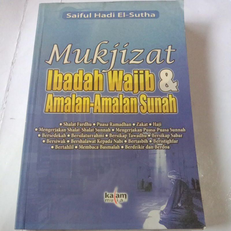 Jual Buku Agama Mukjizat Ibadah Wajib Amalan Amalan Sunnah Shopee