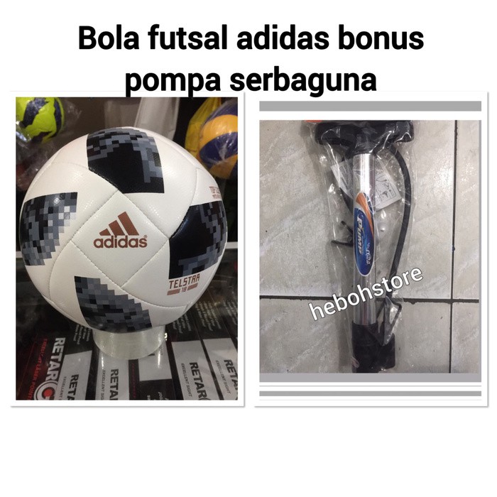 Jual Jual BOLA FUTSAL ADIDAS TELSTAR IMPORT PU BONUS POMPA SERBA GUNA