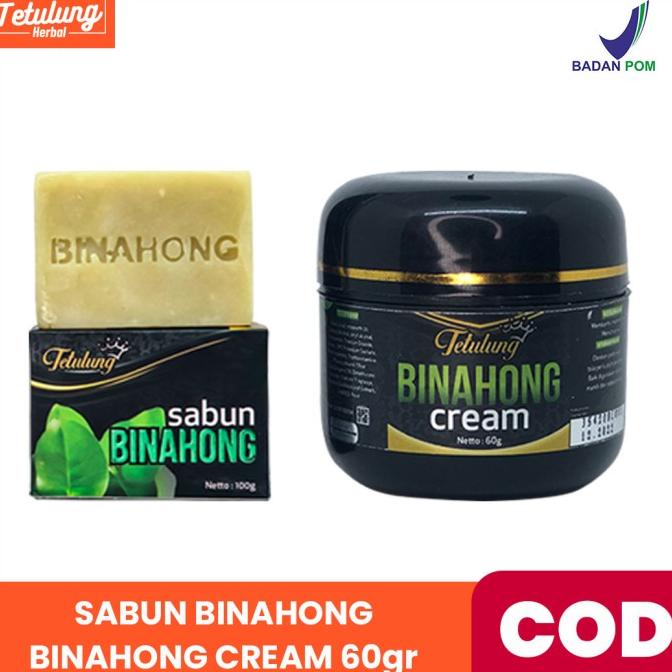 Jual Paket Binahong Cream Sabun Herbal Alami Obat Gatal Kulit Bekas