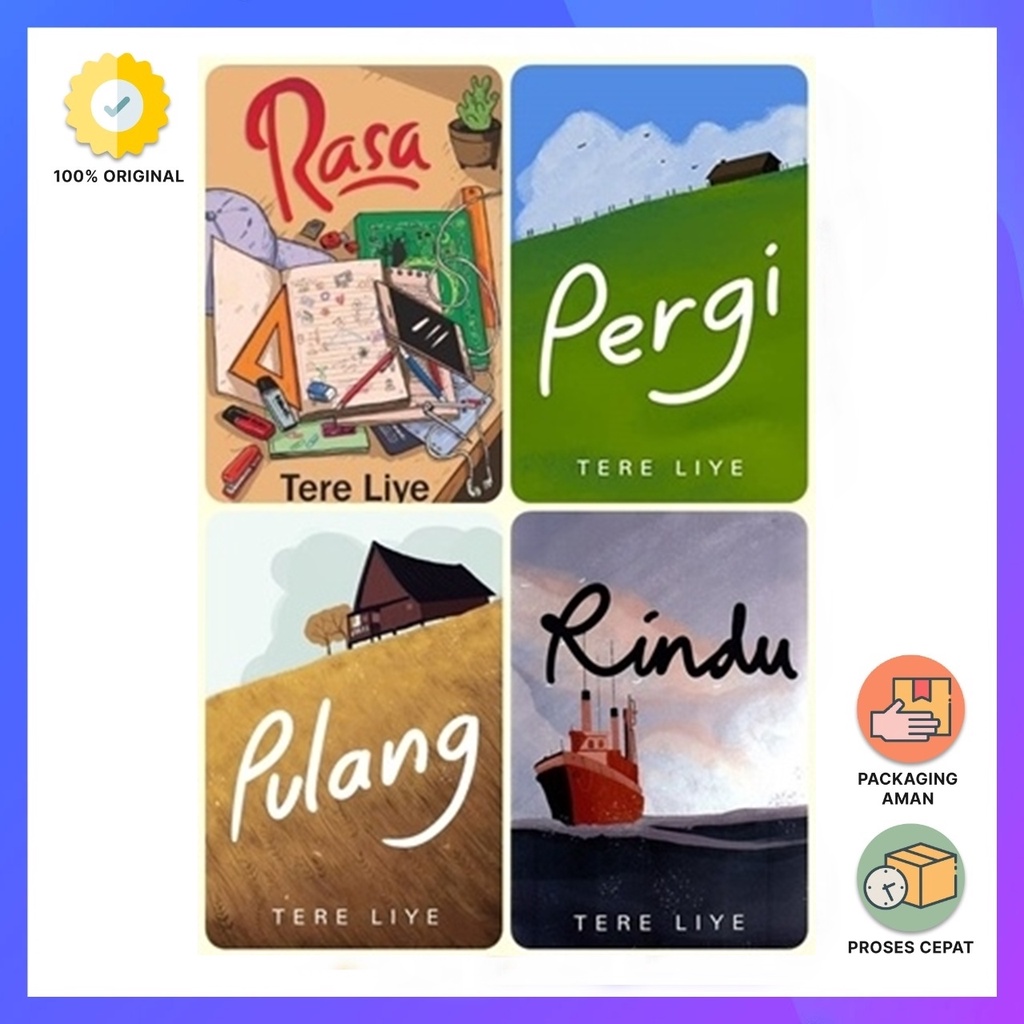 Jual Buku Novel Rasa Pulang Pergi Rindu Tere Liye Shopee Indonesia