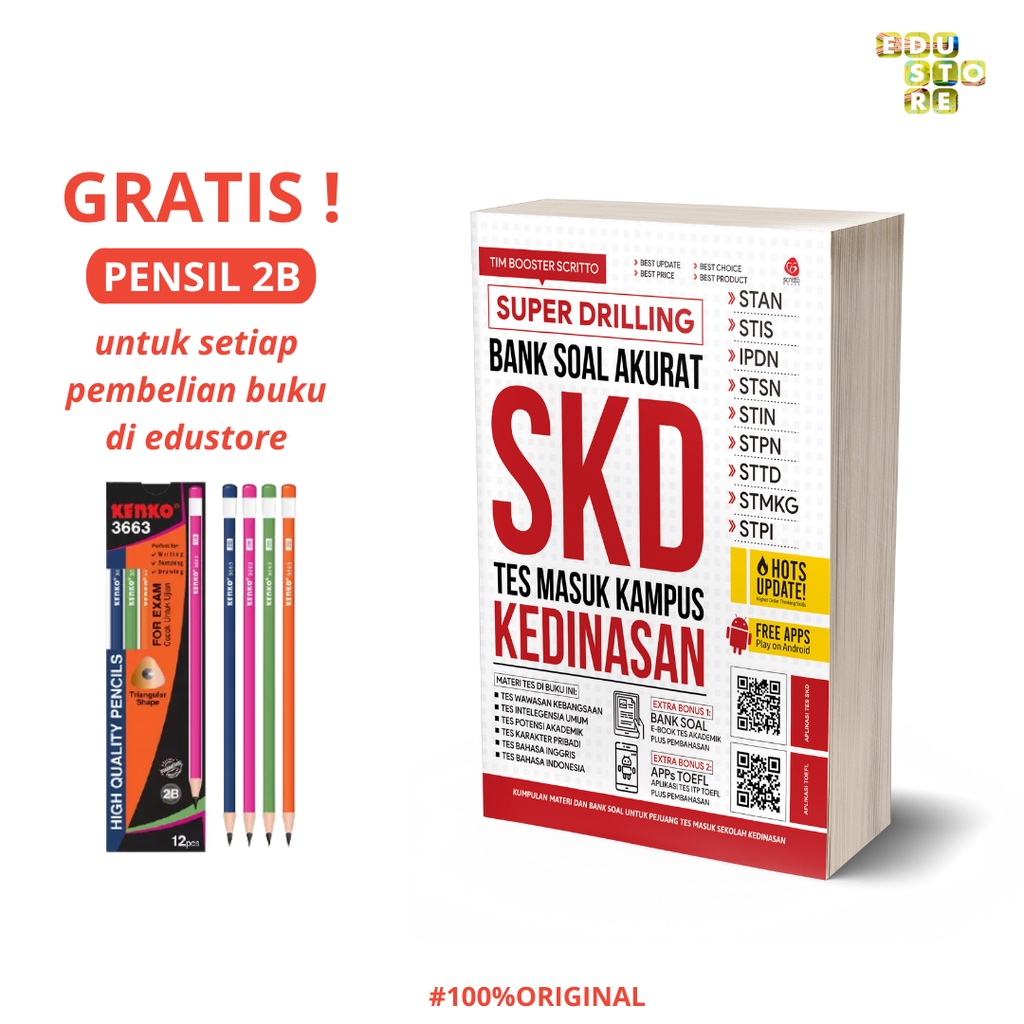 Jual Buku Lolos Tes Masuk Kedinasan Super Drilling Bank