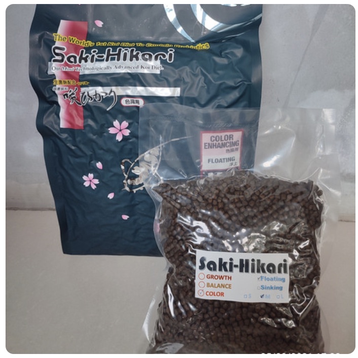 Jual Saki Hikari Color Enhancing Floating Repack Size M G G