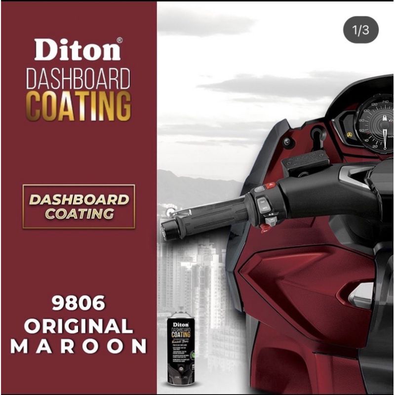 Jual Diton Premium Dashboard Coating Original Maroon Cat Semprot