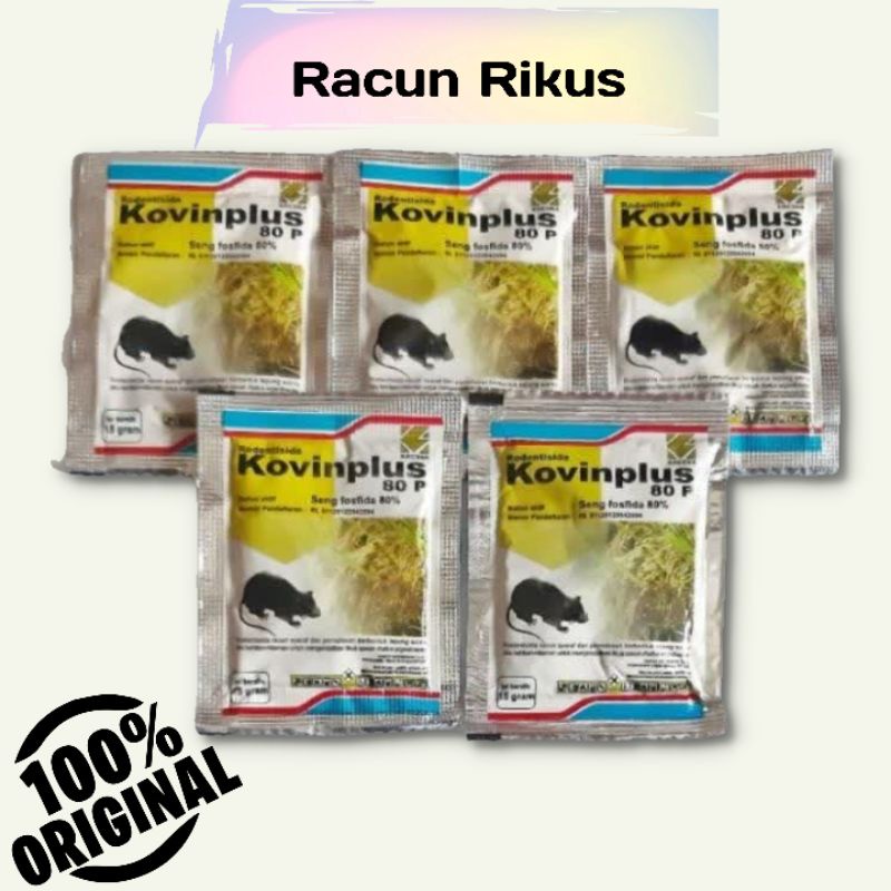 Jual Racun Tikus Kovinplus Kovin Plus 80 P 15 Gram Shopee Indonesia