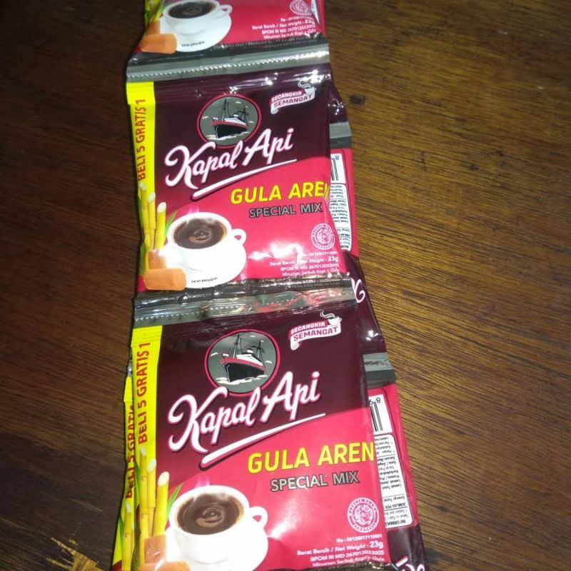 Jual Kopi Kapal Api Special Mix Gula Aren Renceng Sachet Shopee