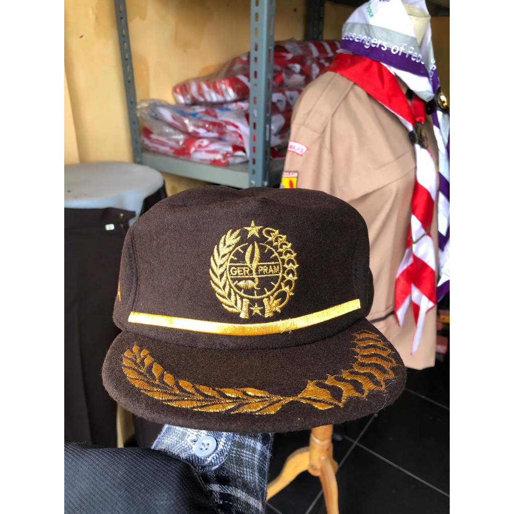 Jual Topi Pembina Pramuka Laken Shopee Indonesia