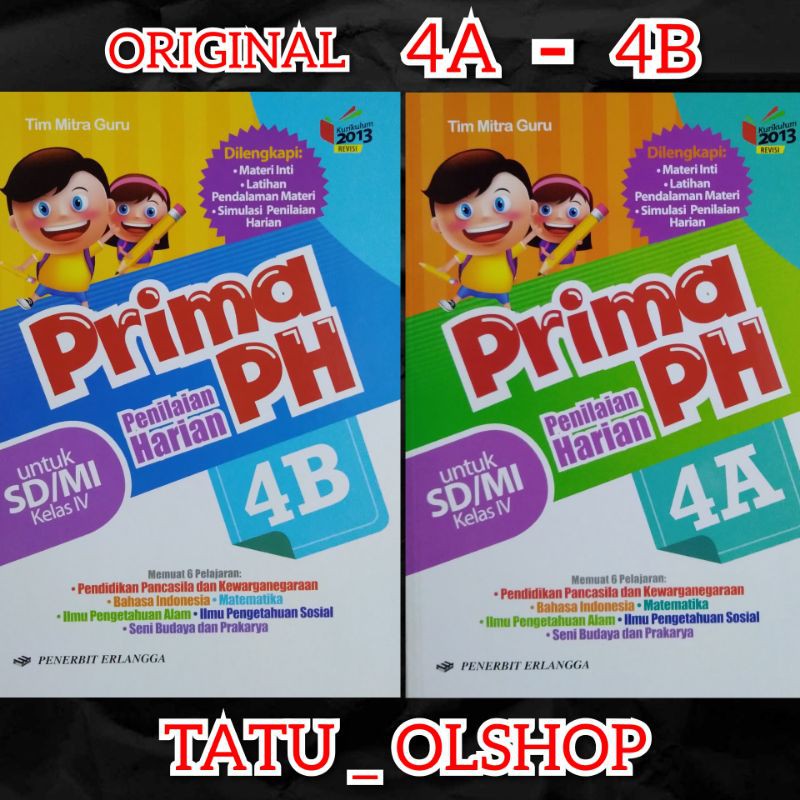 Jual Buku Prima Ph Sd Kelas Jilid A B Kurikulum Revisi