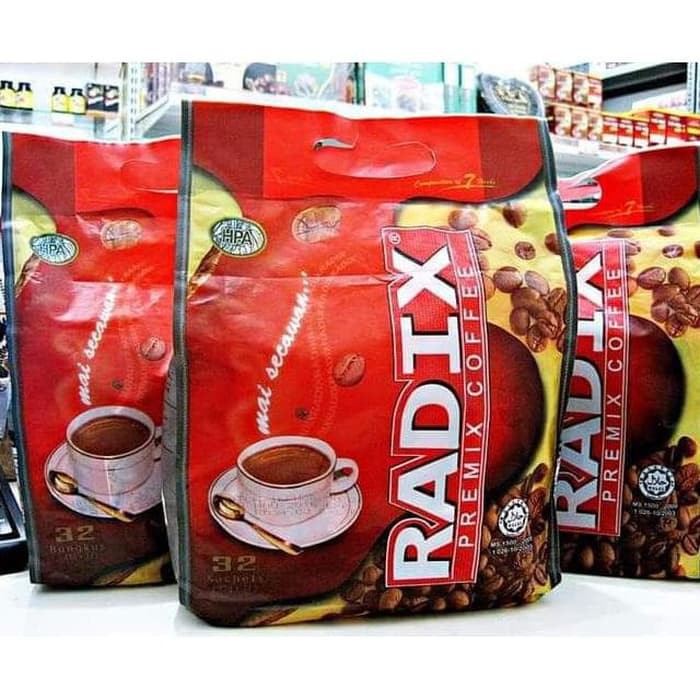 Jual Radix Jumbo Kopi Pracampuran Mai Secawan Sachets Hpa Buatan