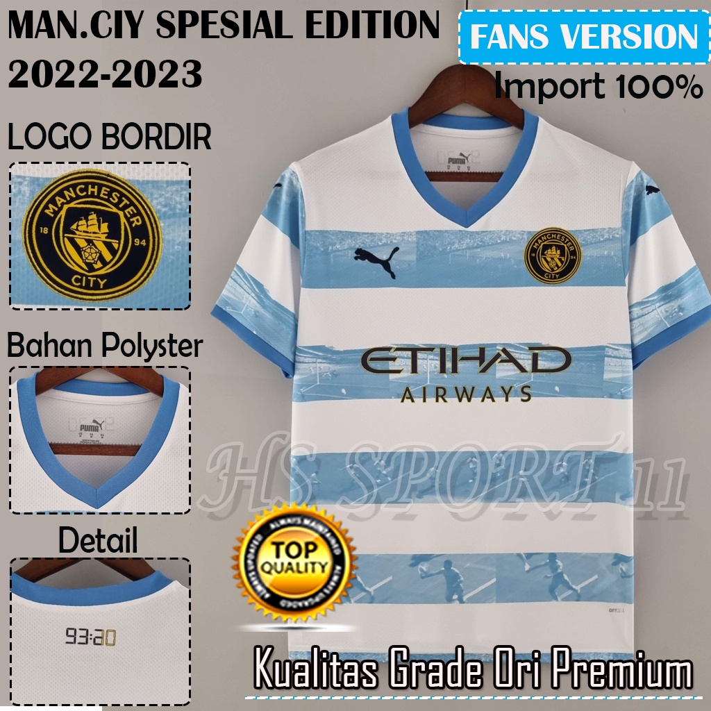 Jual Jersey Bola Man City Spesial Aguero 2022 2023 Import Baju Futsal