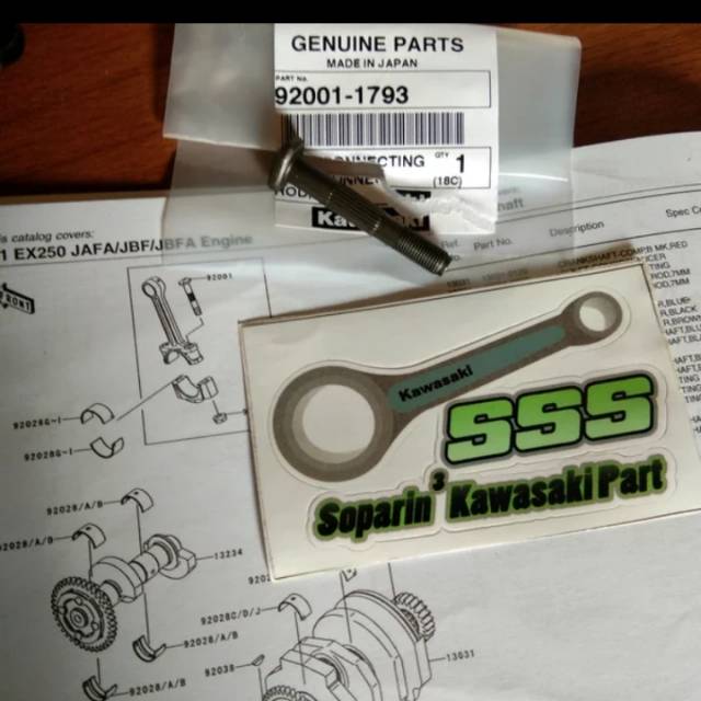 Jual Baut Stang Seher Ninja 250 Karbu Dan Injeksi Shopee Indonesia