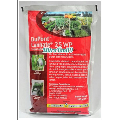 Jual Insektisida Dupont Lannate Wp Gram Ba Metomil Shopee