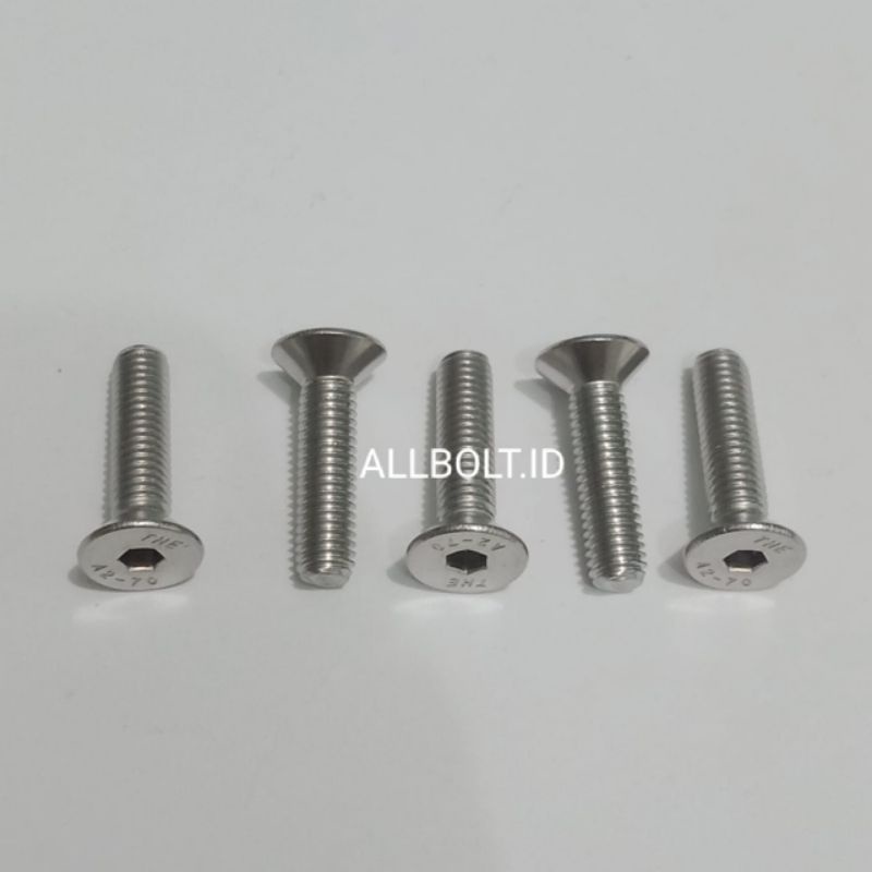 Jual Baut Jf L Stainless Baut Mm X Mm Biji Shopee Indonesia