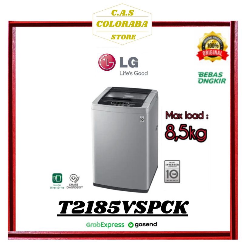 Jual Mesin Cuci Lg T Vspck Mesin Cuci Top Loading Kg Inverter