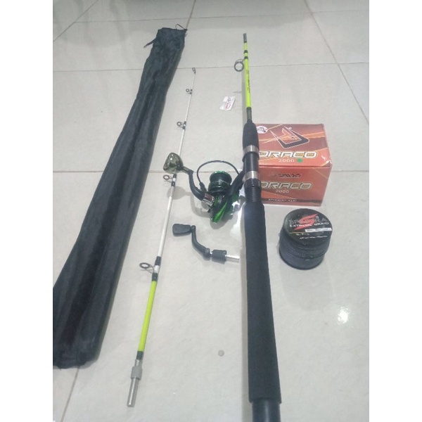 Jual Set Pancing Galatama Lele Joran Fiber Solid Lb Reel Daido