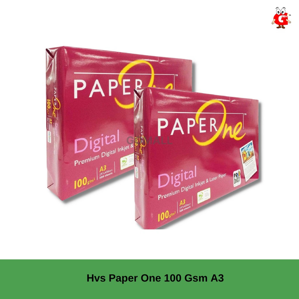 Jual Kertas Hvs Paper One 100 Gsm A3 Shopee Indonesia