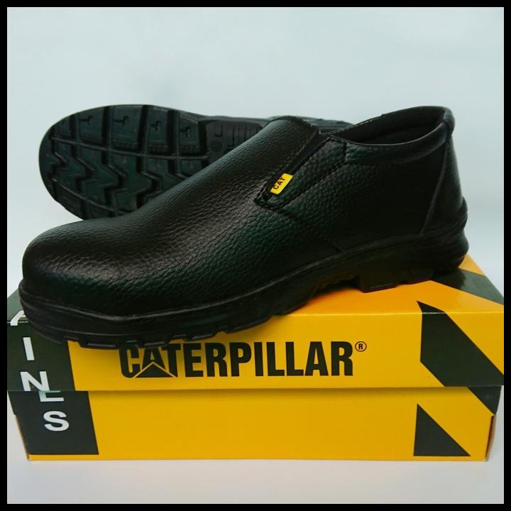 Jual Sepatu Safety Slip On Caterpillar Sepatu Kerja Safety Shopee