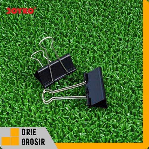 Jual Binder Clip Klip Penjepit Kertas Joyko NO 260 UKURAN 51 Mm HITAM