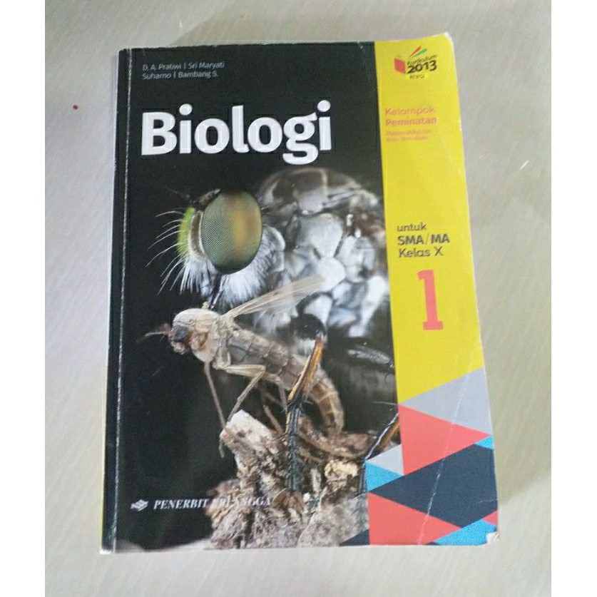 Jual Buku Pelajaran Biologi Peminatan Kelas Erlangga K Sma X