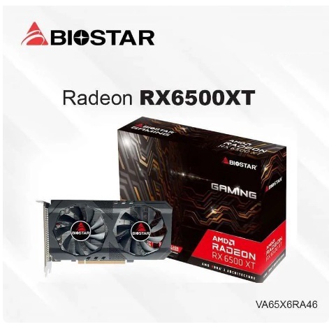 Jual AMD Radeon RX 6500 XT 4GB DDR6 Biostar VGA Card Shopee Indonesia