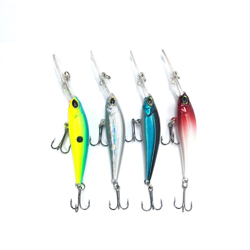 Jual Minnow Lure Bentuk Ikan Panjang Umpan Floating Shopee Indonesia