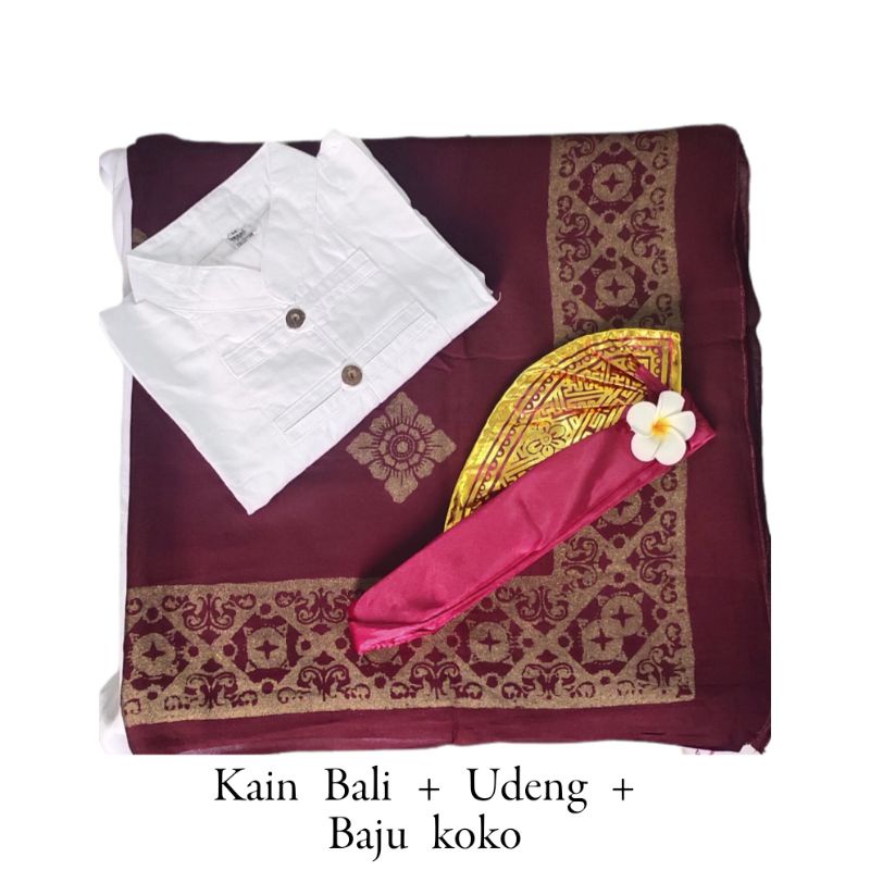 Jual Kain Dan Setelan Baju Tradisional Bali Baju Adat Bali Shopee