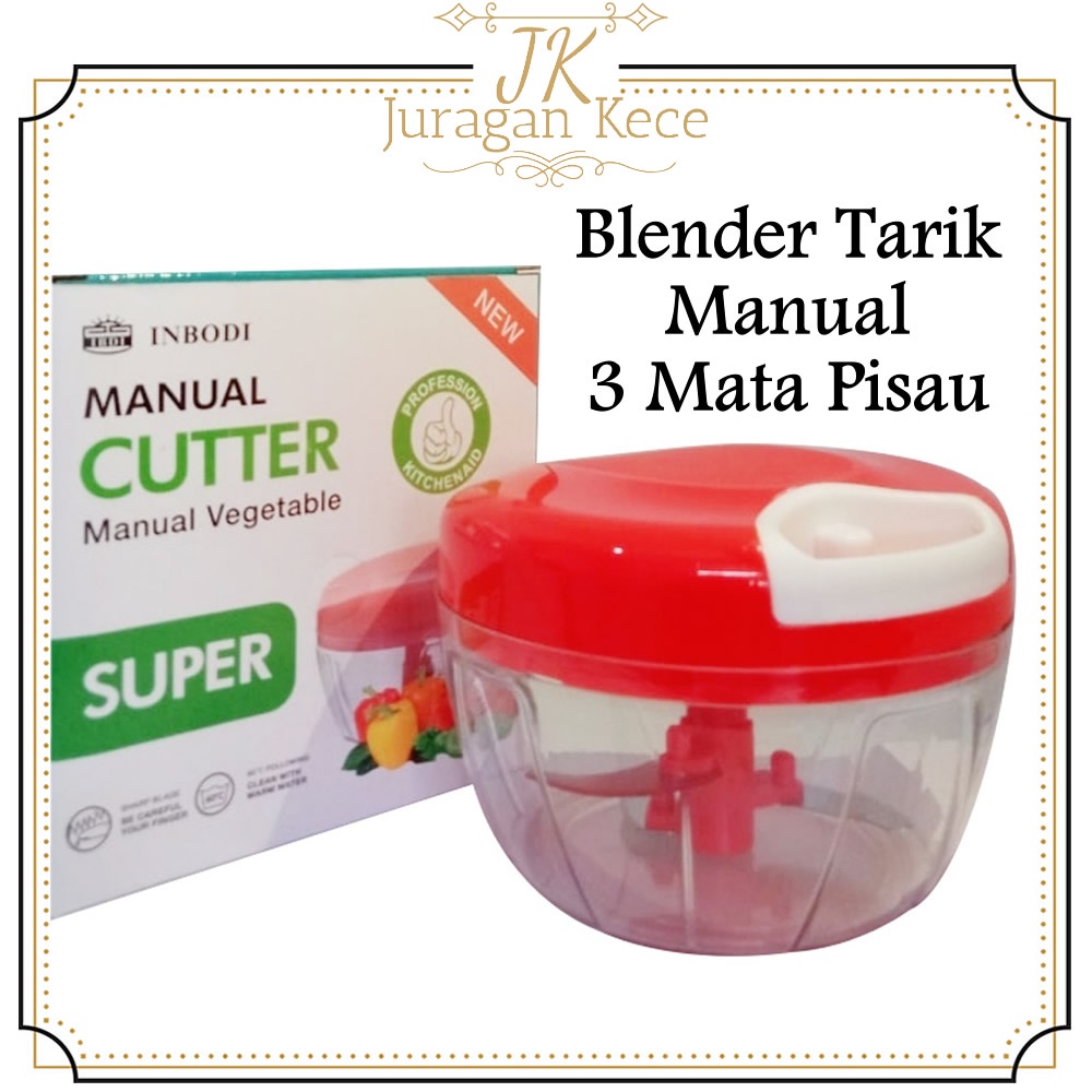 Jual Blender Tangan Tarik Manual Mata Pisau Speedy Perajang Chopper