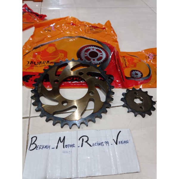 Jual Sprocket Gigi Tarik Komplit Gir Paket Set Gir Depan Gir Belakang