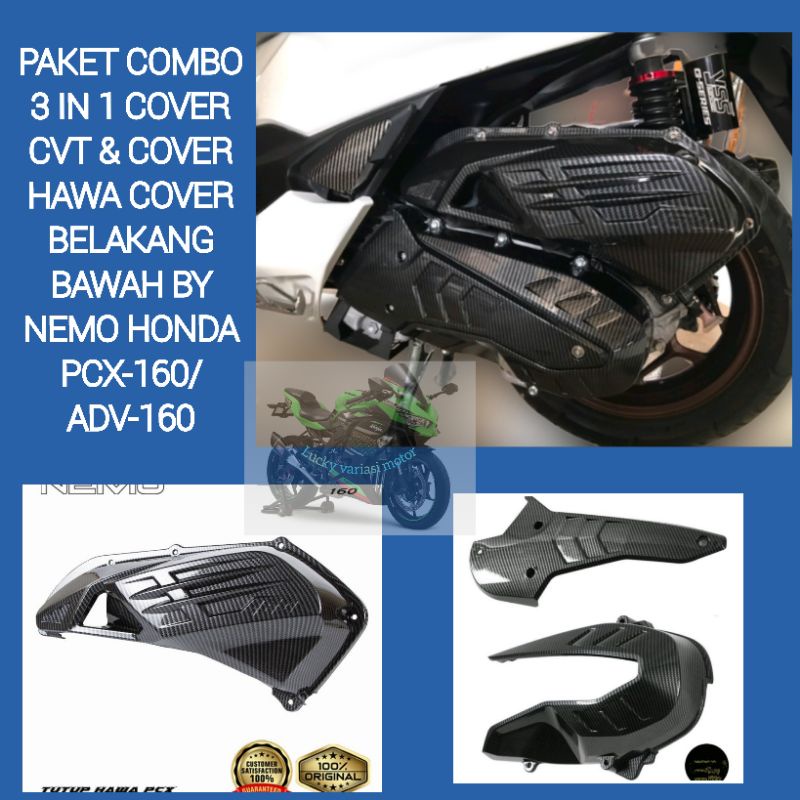 Jual PAKET COMBO 3 IN 1 COVER CVT COVER HAWA COVER CVT BELAKANG