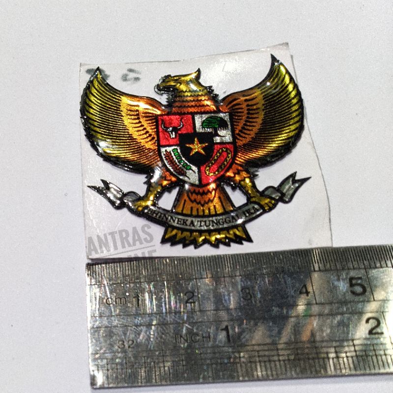 Jual Stiker Timbul Emblem Garuda Merah Putih Sticker Mobil Motor