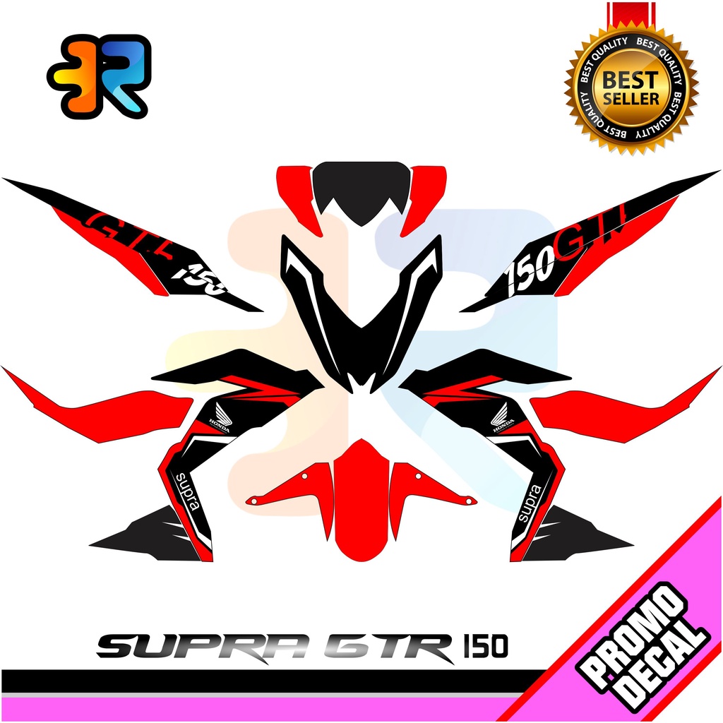 Jual Stiker Decal Motor Supra Gtr Desain Racing Sticker Full Body