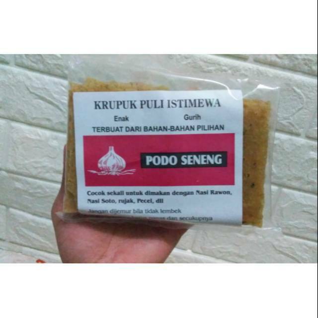 Jual Kerupuk Kerupuk Puli Kerupuk Gendar Kerupuk Karak Rasa Bawang