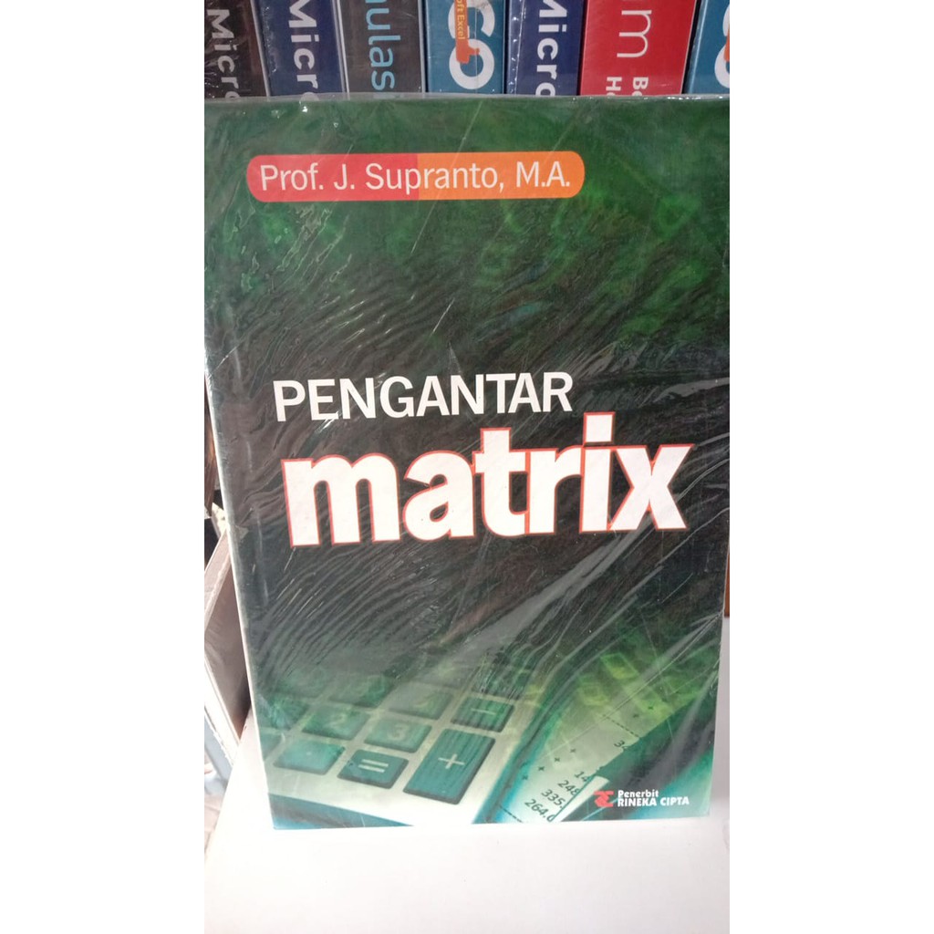 Jual BUKU ORIGINAL PENGANTAR MATRIX Shopee Indonesia