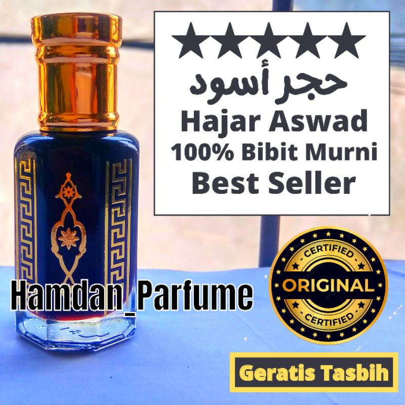 Jual PARFUM HAJAR ASWAD Minyak Wangi ARAB Murni Non Alkohol Asli 100