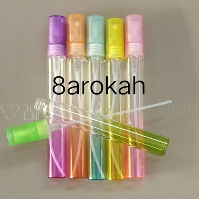 Jual Botol Decant Parfum Stik Ml Kosong Kaca Gradasi Warna Share In