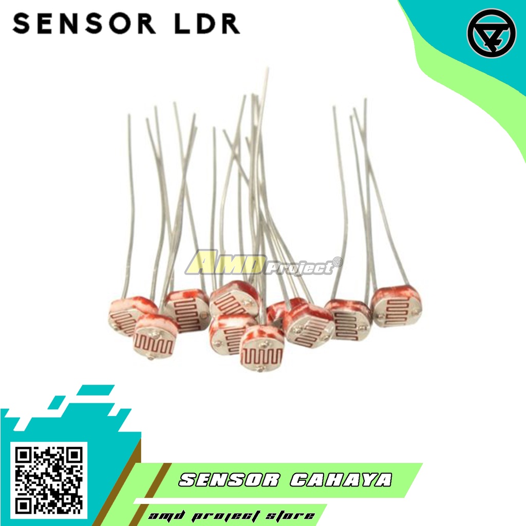 Jual LDR Light Dependent Resistor 5mm Sensor Cahaya 5 Mm Shopee