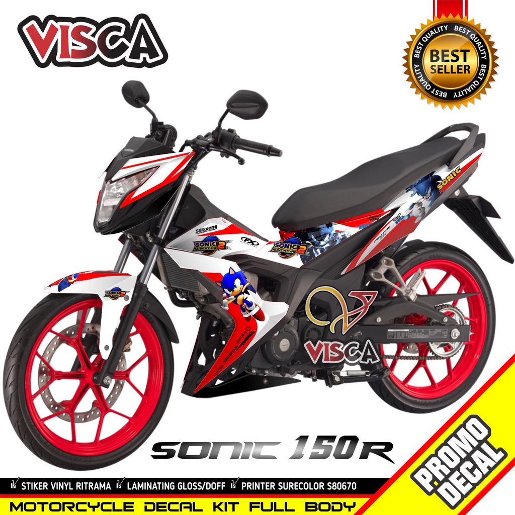 Jual Decal Sonic R Full Body Stiker Sonic R Full Body Striping