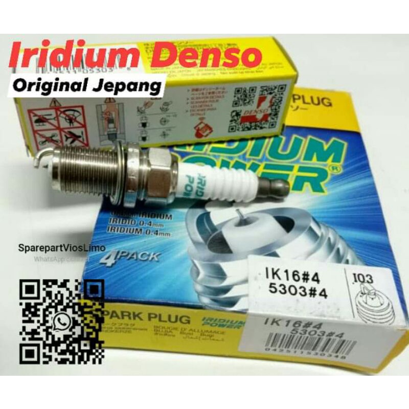 Jual Buah Busi Iridium Denso Vios Yaris Limo Soluna Asli Shopee