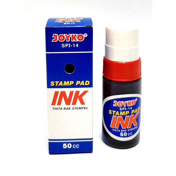 Jual Tinta Refil Bak Stempel Joyko SPI 14 Stamp Pad Merah 50 Cc