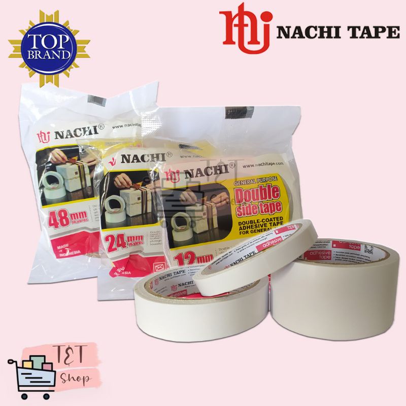 Jual Lakban Solasi Isolasi Double Tape Nachi Mm X Yard