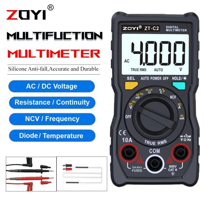 Jual Zoyi Zt C Avometer Digital Multimeter Digital Buzzer Capasitor